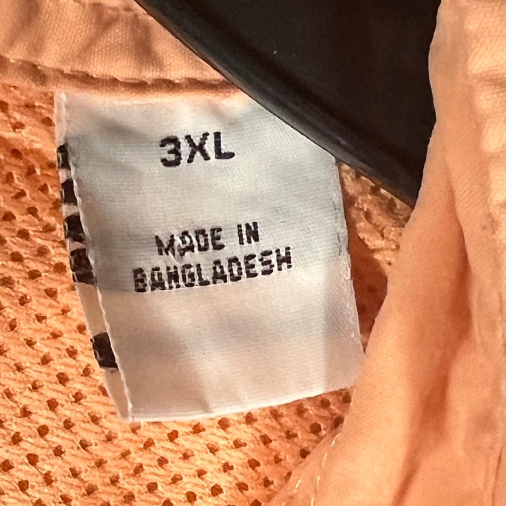 World Wide Sportsman Mens 3XL Fishing Shirt Peach Nylon Vented Long Sleeve - Picture 9 of 16